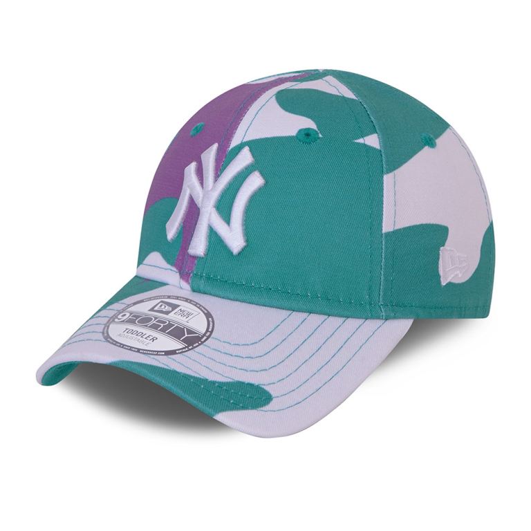 Gorras New Era 9forty Azules - New York Yankees Pack Toddler Teal 35246XBRE